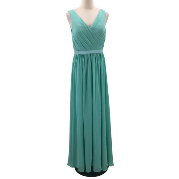 AW BRIDAL 6 S Tiffany Green Gwyneth Formal Wedding Guest maxi Dress NEW B109 - Picture 3 of 9